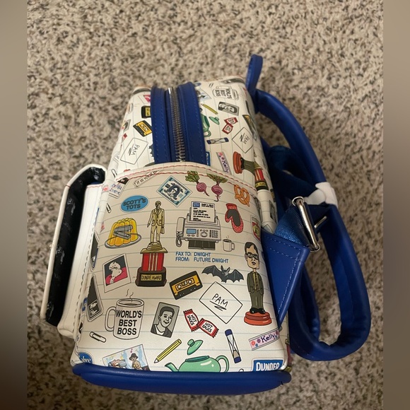 Loungefly the Office Dunder Mifflin Mini Backpack Rare HTF - Picture 2 of 16